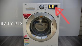 LG LE ERROR Washing Machine Repair Easy