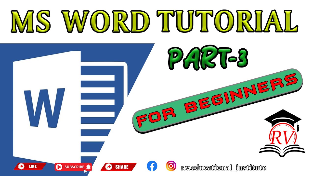 MICROSOFT WORD TUTORIAL IN PUNJABI | MS WORD TUTORIAL FOR BEGINNERS ...