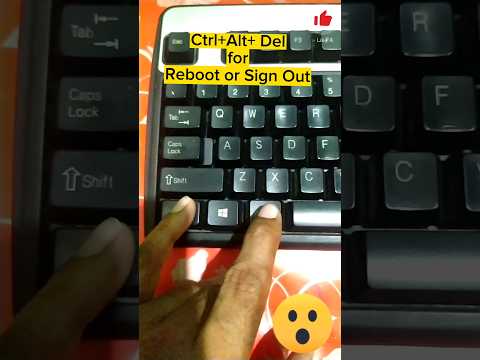 How to Reboot Pc / Laptop #reboot #shorts #keyboardshortcut #youtubeshorts #trending #searchsolution