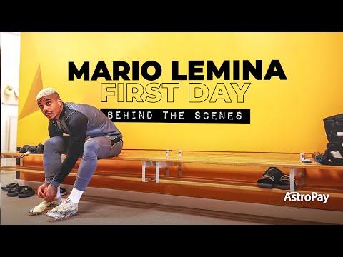 Mario Lemina's first day | Behind the scenes