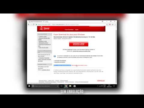 COMO BAIXAR O JAVA 64 BITS ATUALIZADO 2017