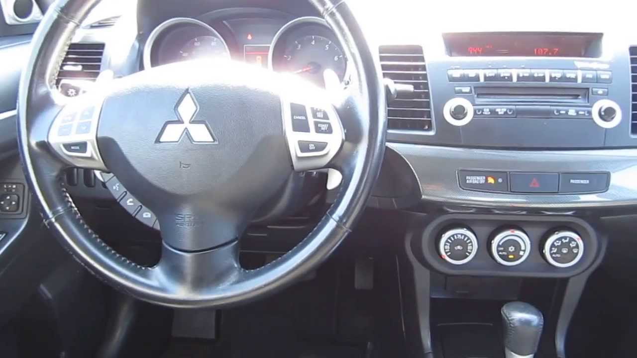 2009 Mitsubishi Lancer Silver Stock H2047 Interior