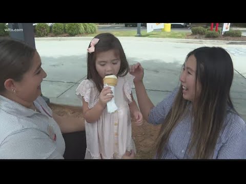 Chick-fil-A worker jumps into action to save little girl choking on coin