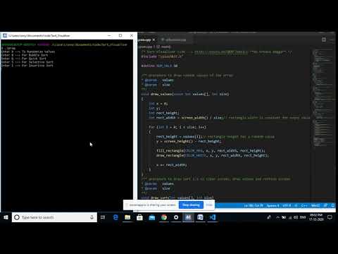 SIT 102 Selection Sort Visualiser