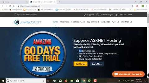 #smartasp.net الدرس الاول حجز موقع مجاني ل60 يوم