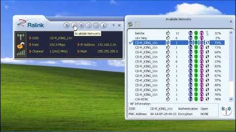 Procedure on how to Install CW  5370 Wireless N USB Network Adapter in Windows XP