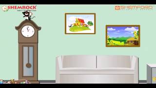 Hickory Dickory Dock Nursery Rhymes Video Songs with Lyrics - Shemrock