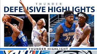 Thunder Defensive Highlights: THUNDER vs MAGIC | 2020-21 Season - 1.2.21