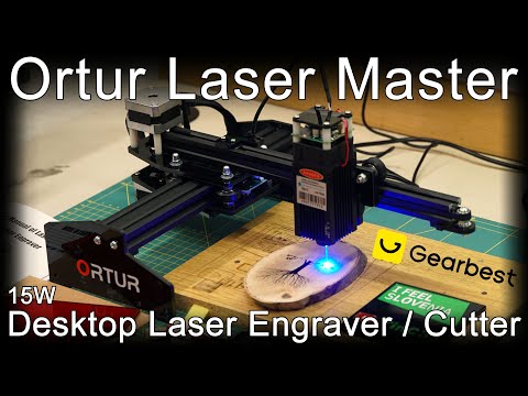 Ortur Laser Master 15W Desktop Engraver Cutter [unboxing / review / software / first test]