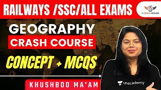 6:00 PM - All Exams 2021 | Geography (Concept + MCQs) by Khushboo Ma'am | Crash Course (Part-1)