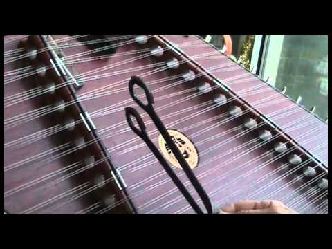 Holiday Hammered Dulcimer at Sunflower Market ~ Ti...