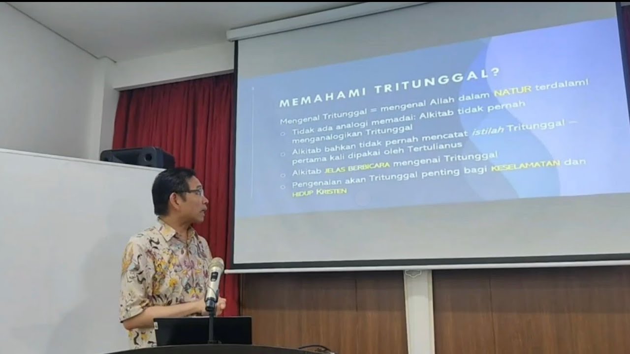 #2 Apa Yang Kita Pikir Kita Tahu Tentang ALLAH TRITUNGGAL - Pdt. Hendry Ongkowidjojo, Th.D.
