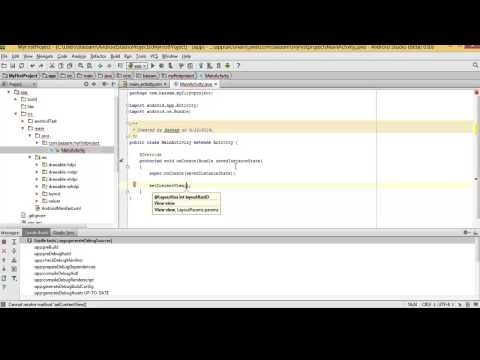 6 - Create HelloWorld project step by step (In Arabic)