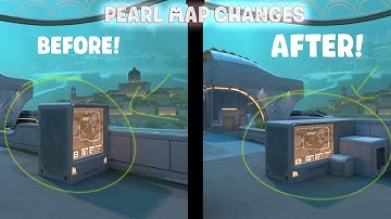Valorant NEW Pearl Map Changes (Before vs After)(patch 6.11)