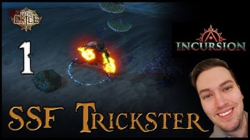 PoE SSF Incursion Fresh Start Incinerate Trickster Episode 1 | Behind Eyes Gaming