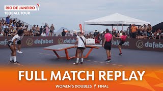 Teqball Tour - Rio de Janeiro | Women's Doubles, Finals | V.Mendes,V.Moraes vs G.Kota,K.Acs