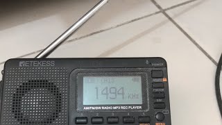 Horizon Broadcasting Company, Inc. Provisional Authority frequency 1494 kHz