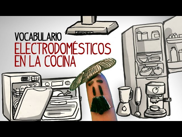 Los Electrodomésticos de la Cocina en Español - Ejercicios en PDF - Spanish  Learning Lab