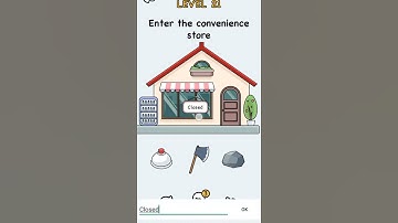Brain It On Level 21 Enter the convenience store - Gameplay Solution Walkthrough
