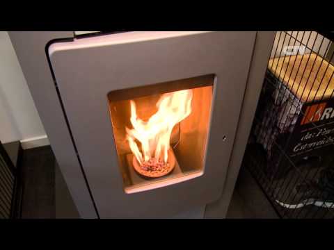 Eenergy Showroom Rika Memo Pellet Fire - YouTube