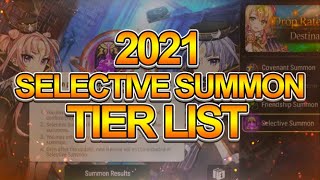 2021 Selective Summon Tier List - Epic Seven