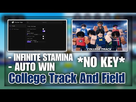BEST ROBLOX COLLEGE TRACK &amp; FIELD SCRIPT | INFINITE STAMINA | AUTO WIN | WALKSPEED | PASTEBIN 2026