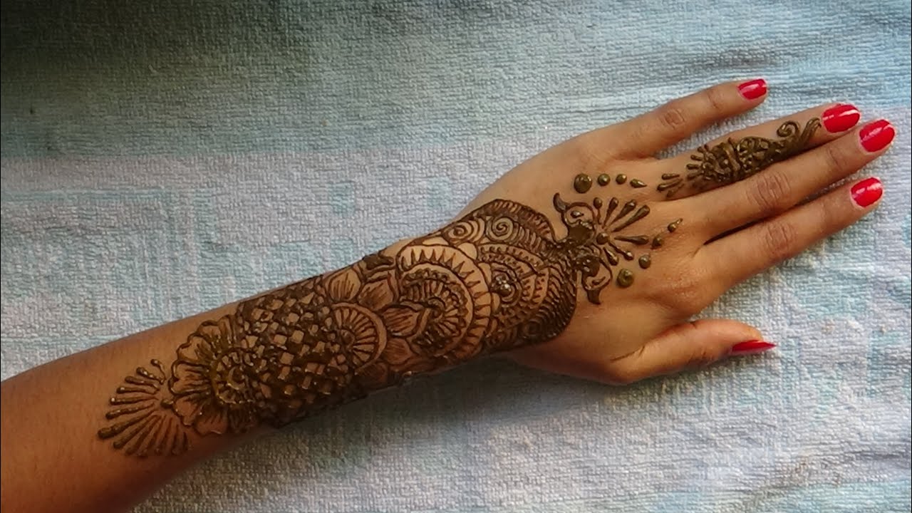 Easy Mehndi Design for Festival....... !!2016!! - YouTube