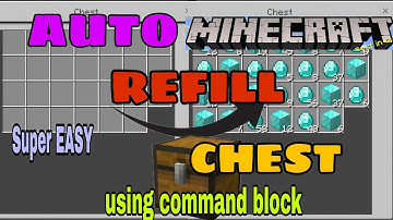 HOW TO MAKE AN AUTO REFILLING CHEST IN MINECRAFT (2020)