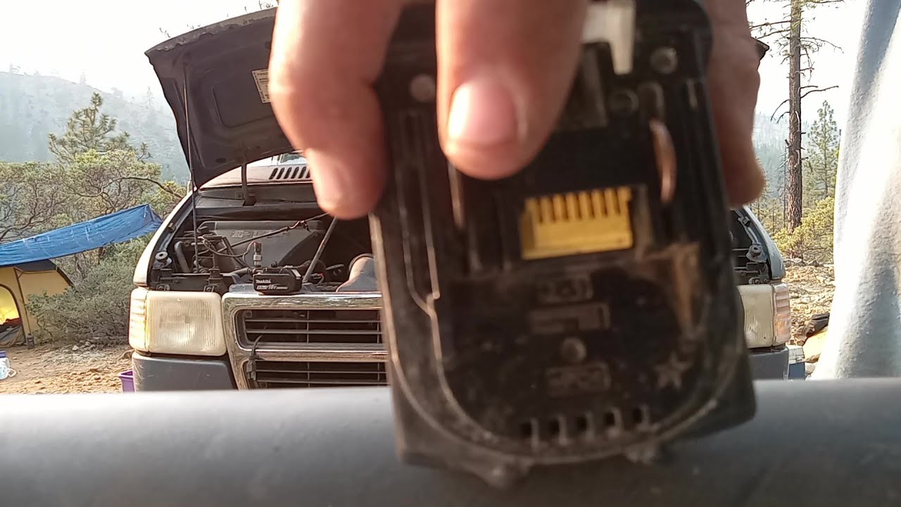 Jump Start Hack with Makita battery YouTube