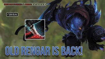 Old Rengar Is Back! | PBE Gameplay