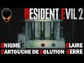 Resident evil 2 enigme cartouche de solution  serre claire