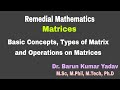 Matrix & Matrices for B Pharmacy | Part 1 📚