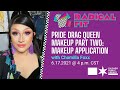 Pride Drag Queen Makeup Part Three: Face Makeup Application