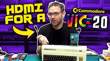 Commodore VIC-20 HDMI mod - digital video and audio with the SideKick64