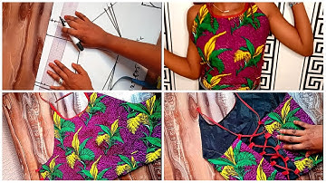 DIY: How to Cut and Sew Halter Neck Top|| Easy Beginners Friendly Tutorial