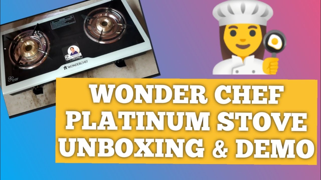 wonderchef platinum glass cook top unboxing and demo