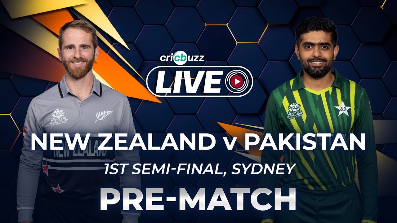 Cricbuzz Live T20 WC 1st Semi-Final New Zealand opt to bat, Pakistan unchanged