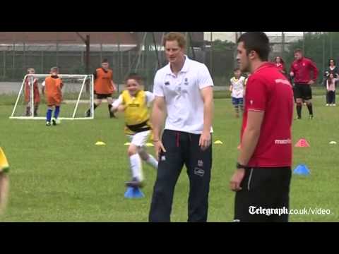 Prince Harry shows