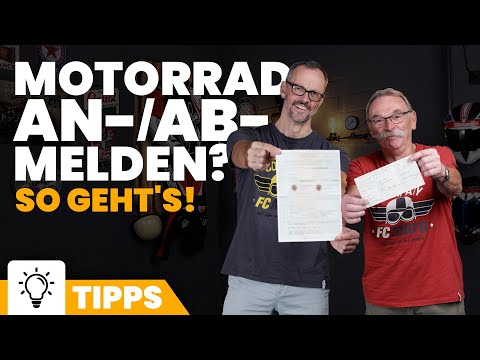 Motorrad anmelden & abmelden: Was du beachten musst!