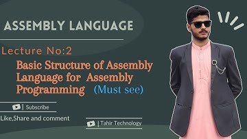 Assembly language Basics structure  || Assembly language lecture 1 || Assembly language in hindi