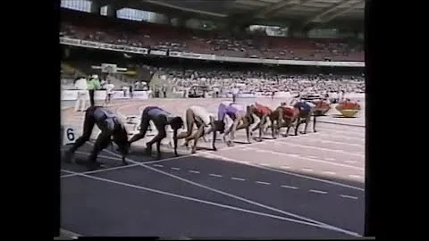 1987 Kln women's 100m Ottey Griffith Issajenko Cut...