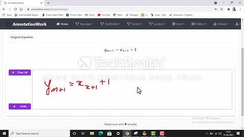 EQUATION LAPTOP ANNOTATION