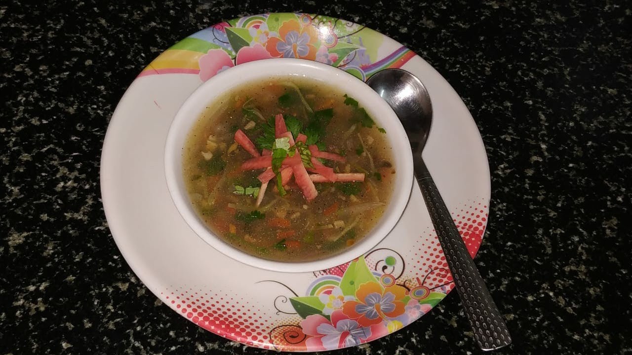 Lemon Coriander soup in hindi 2020Make easy wayLipi's Kitchen Fry