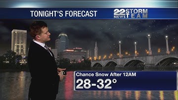 Accumulating snow for some on Friday morning