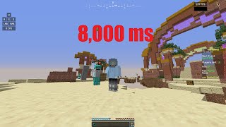 Skywars but I have 8,000 ping!