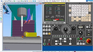 Swansoft CNC Simulator FANUC 18M Controller Centre Origin Program