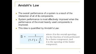 Amdahl's law | Amdahl's Law Explained: The Limits of Parallel Processing!