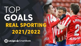 TOP 10 GOALS Real Sporting LaLiga SmartBank 2021/2022