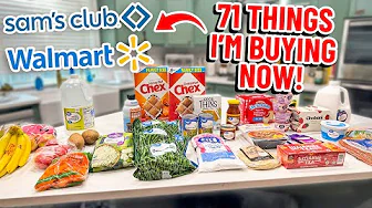 $365 REALISTIC Family of 5 Grocery Haul | Walmart & Sam’s + Meal Plan