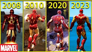 Evolution of Iron Man's Repulsor Beams in Games 1996-2023